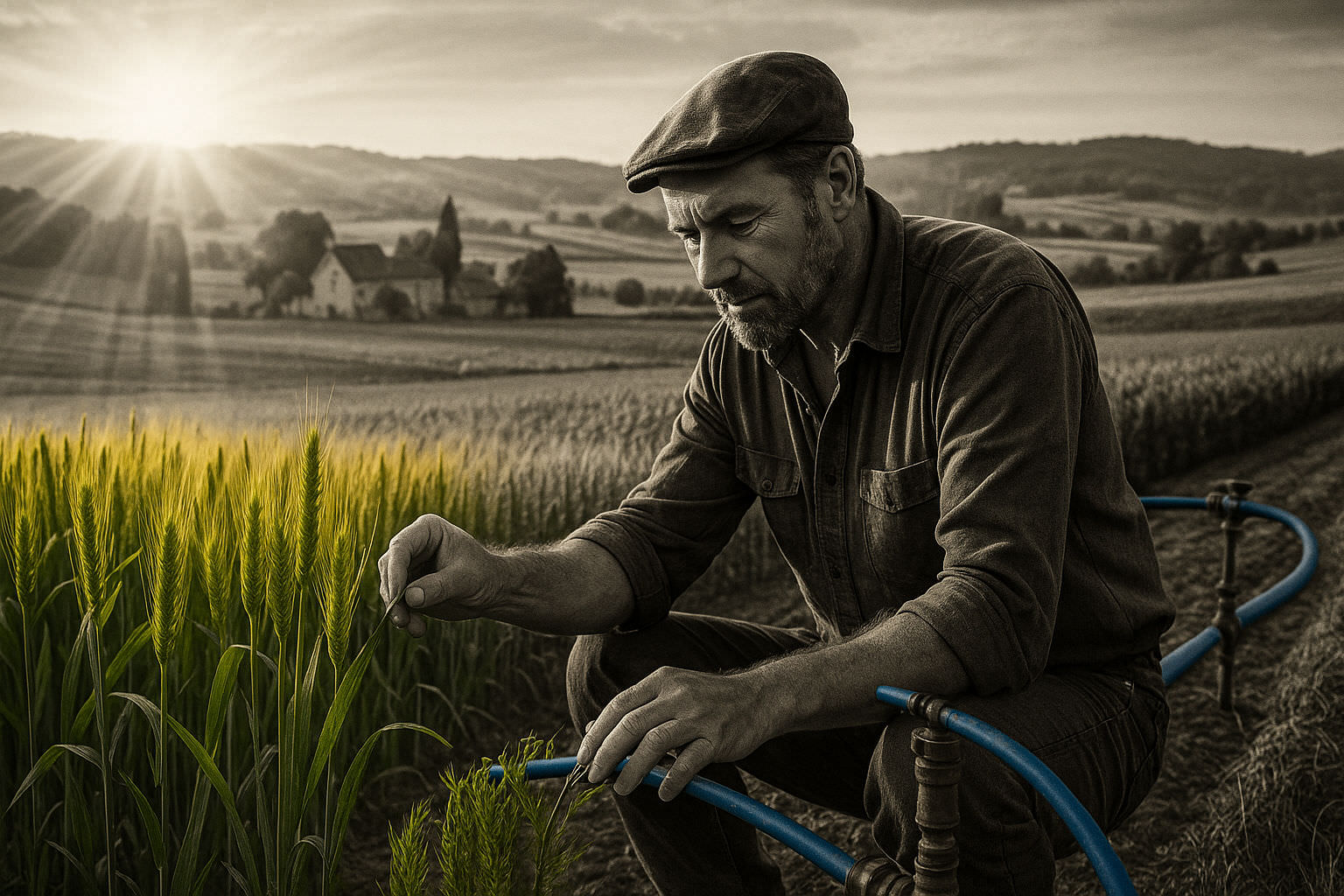 Photo d'un agriculteur