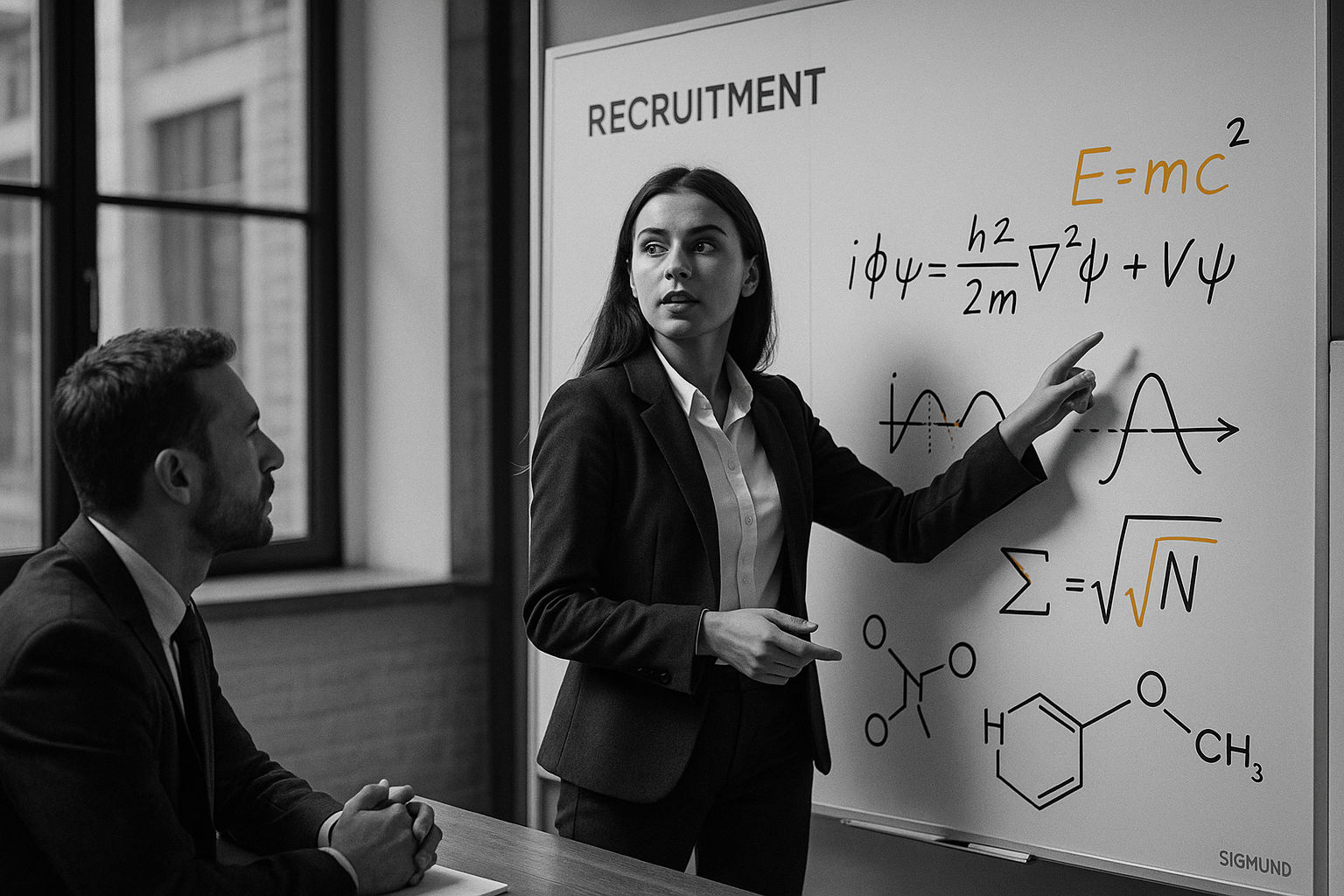 Person in intellectual reflection analyzing complex data during a cognitive aptitude test