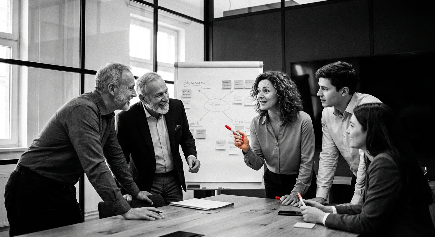 Equipo de RRHH analizando resultados de test psicométrico en reclutamiento