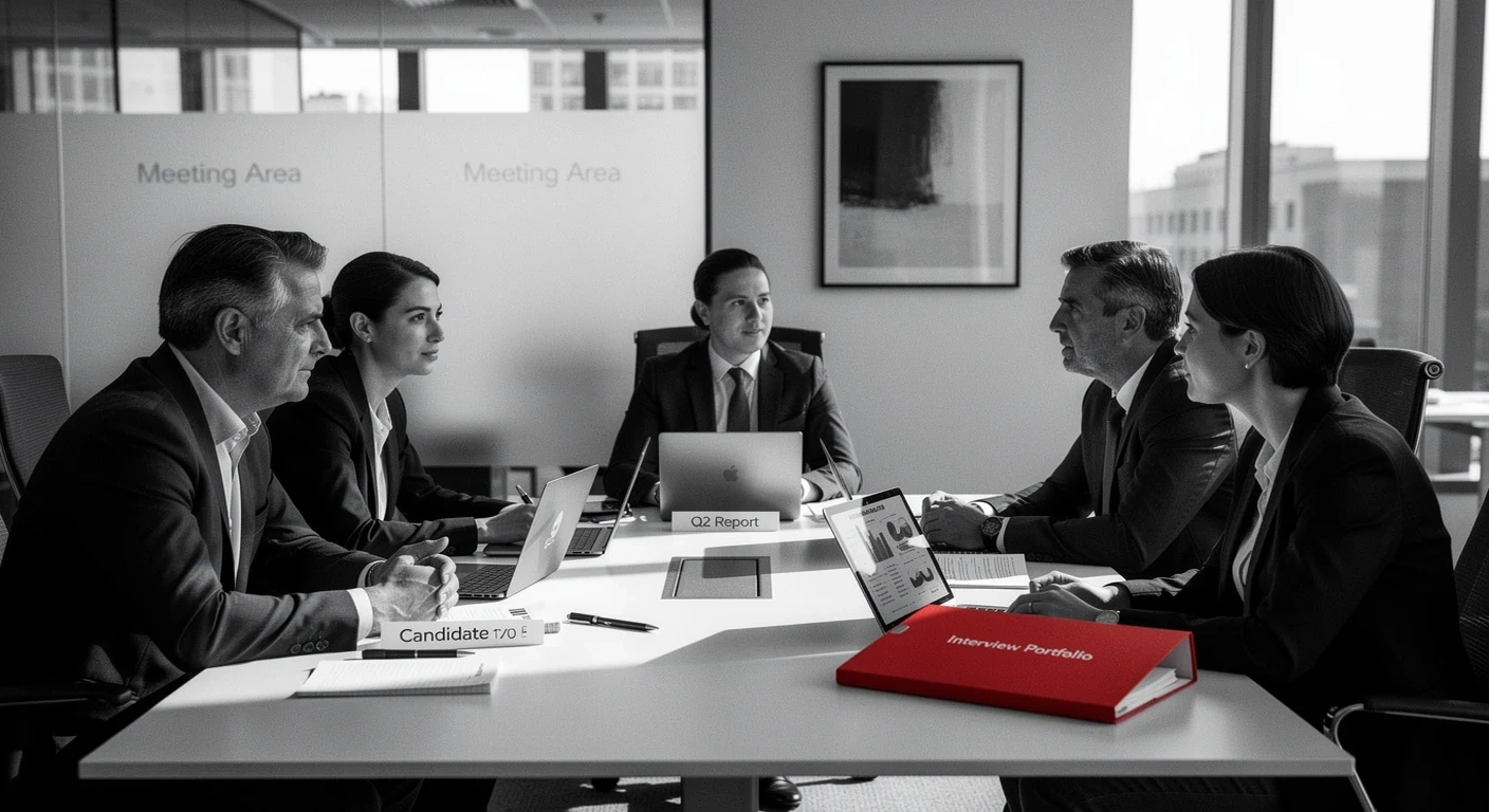 Diverse candidate experiences in inclusive hiring interviews.