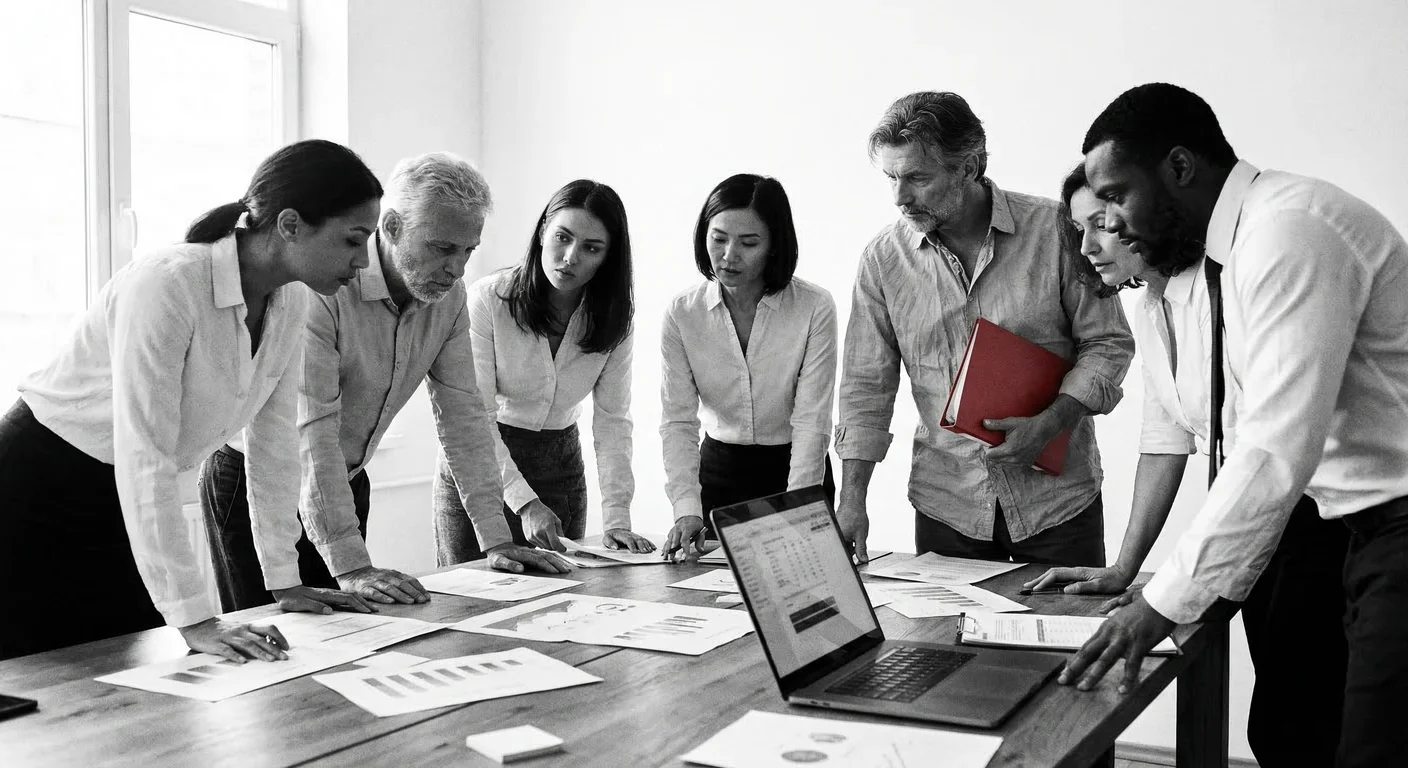 HR professional comparing psychometric tests and AI tools for recruitment.
