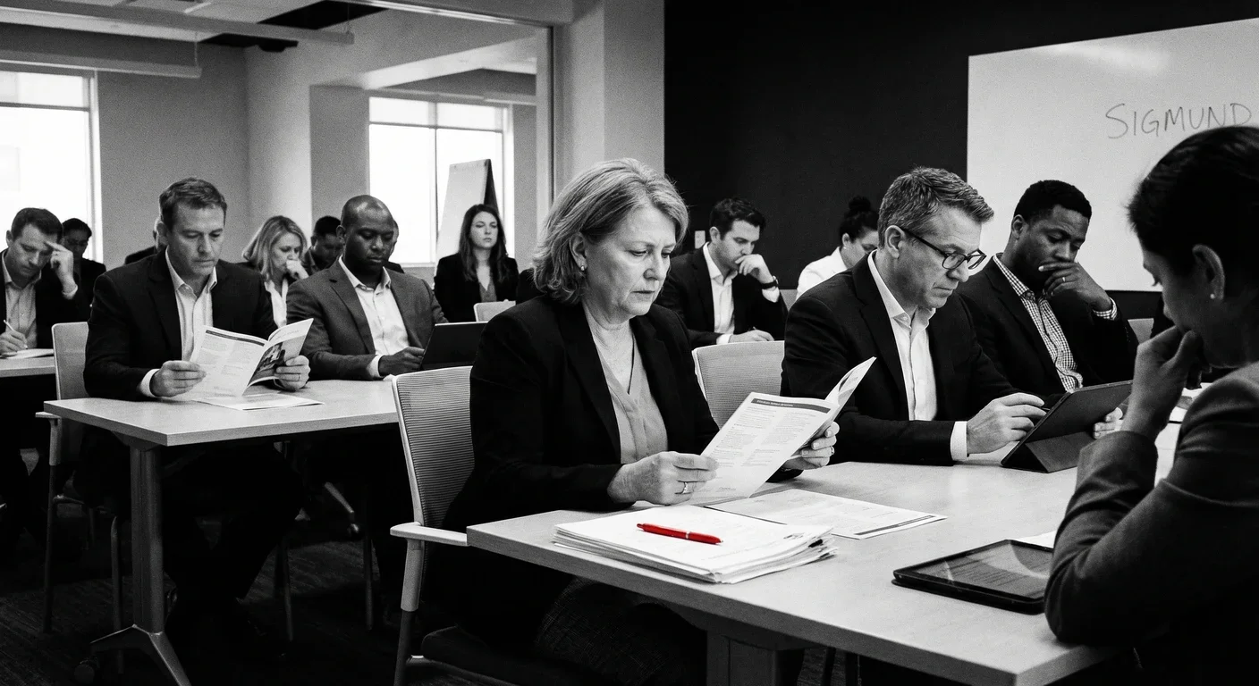 HR team reviewing psychometric test results for candidate evaluation during recruitment