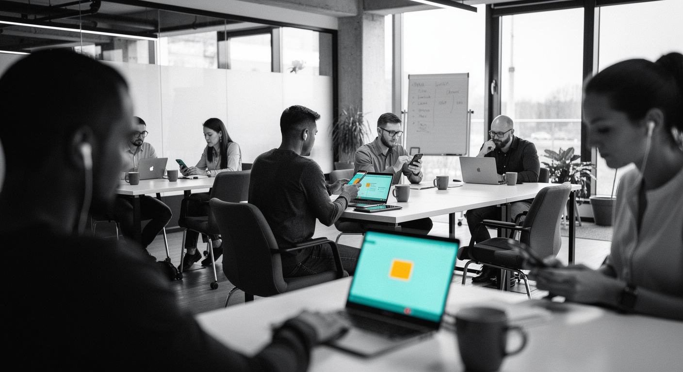 Evaluation candidats sur mobile pour recrutement distant