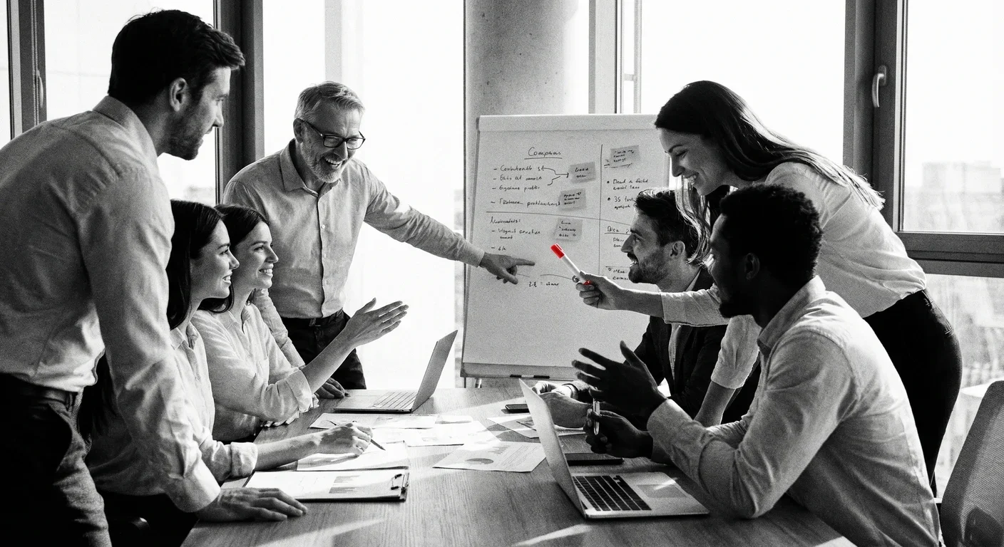 Mastering Soft Skills for Effective Recruitment Team collaboration in action during effective recruitment and soft skills assessment